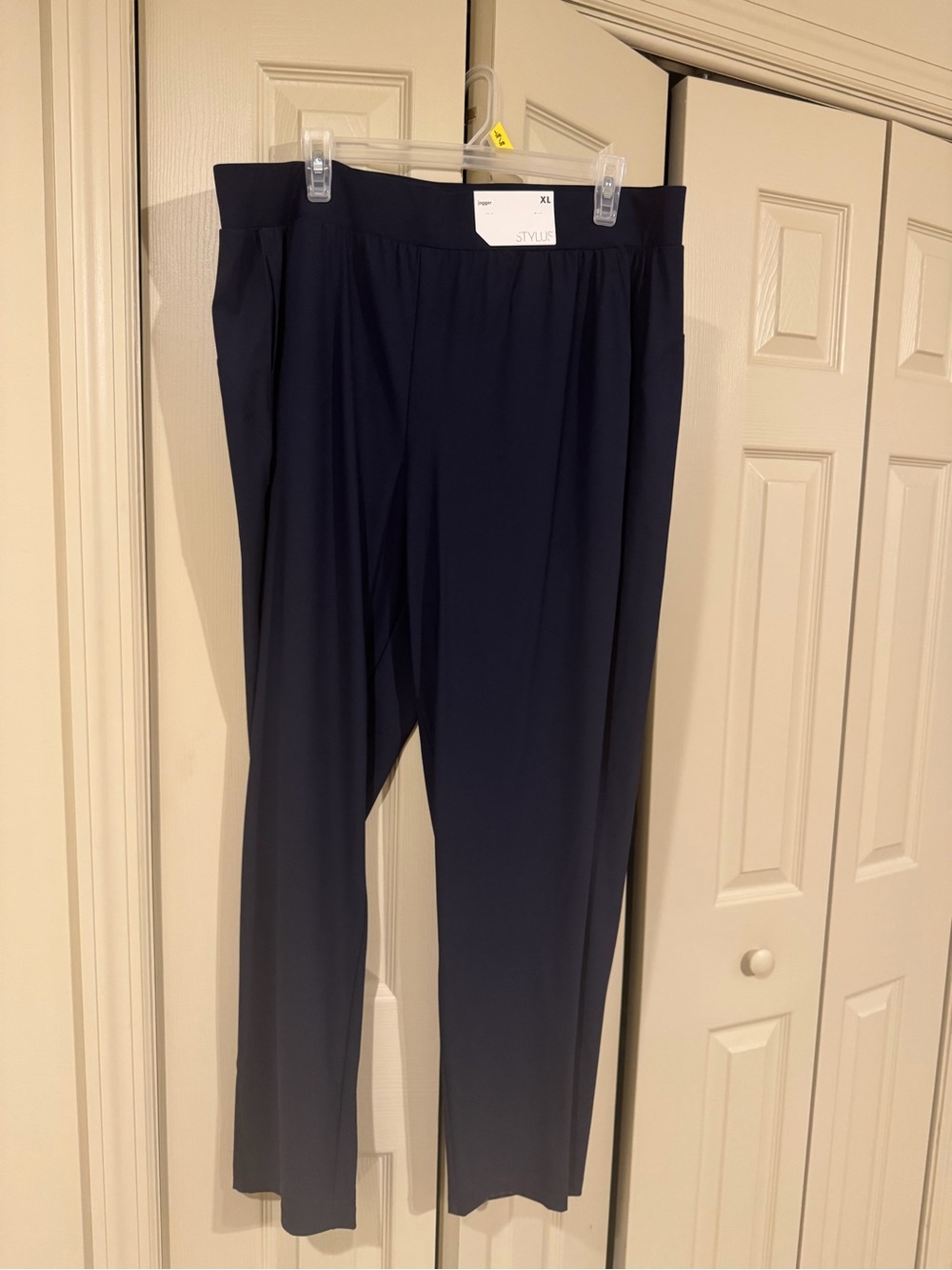 STYLUS Dark Navy Tailored Pull-On Pants